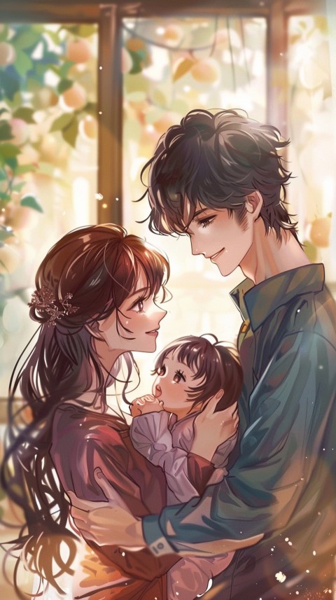Happy Anime Family Love Aesthetic (293)
