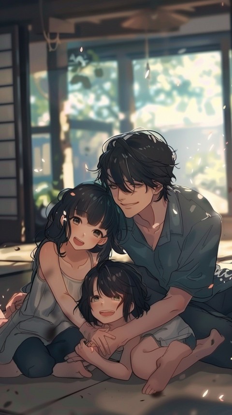 Happy Anime Family Love Aesthetic (330)
