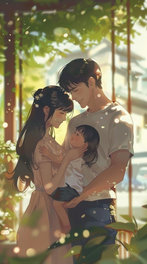 Happy Anime Family Love Aesthetic (331)