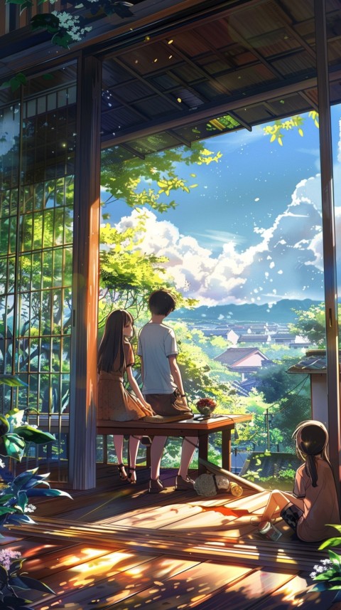 Happy Anime Family Love Aesthetic (389)