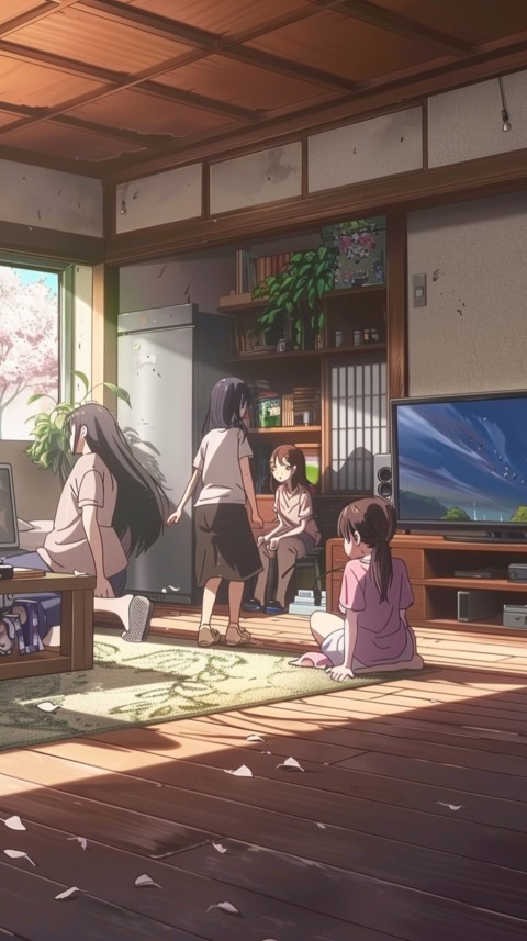 Happy Anime Family Love Aesthetic (365)