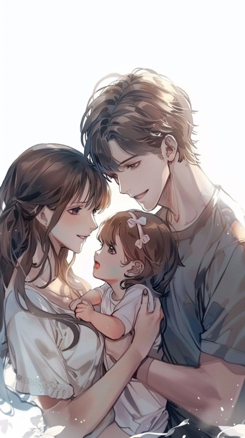 Happy Anime Family Love Aesthetic (379)