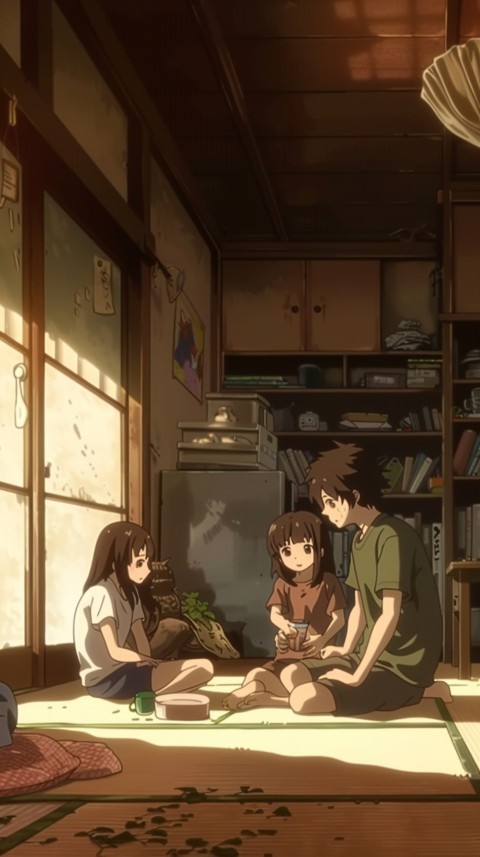 Happy Anime Family Love Aesthetic (390)