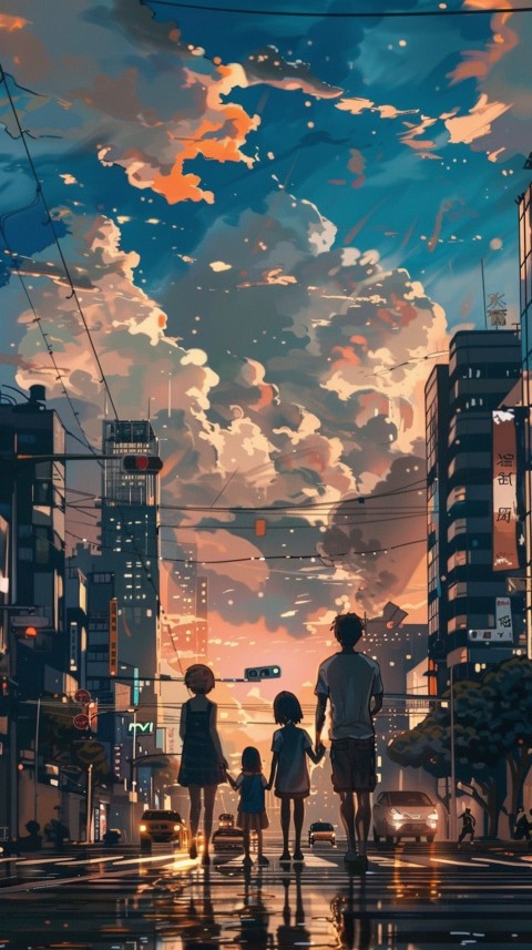 Happy Anime Family Love Aesthetic (440)