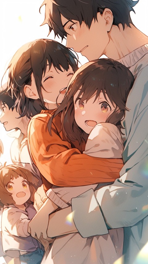 Happy Anime Family Love Aesthetic (499)