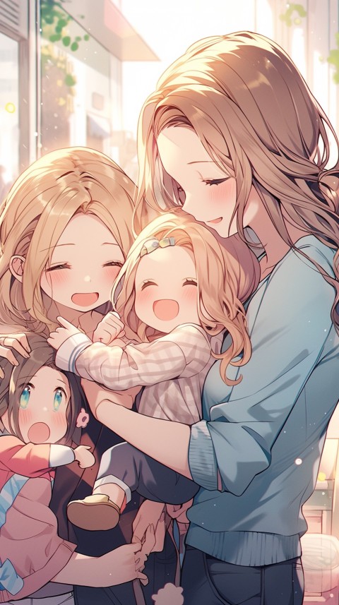 Happy Anime Family Love Aesthetic (491)