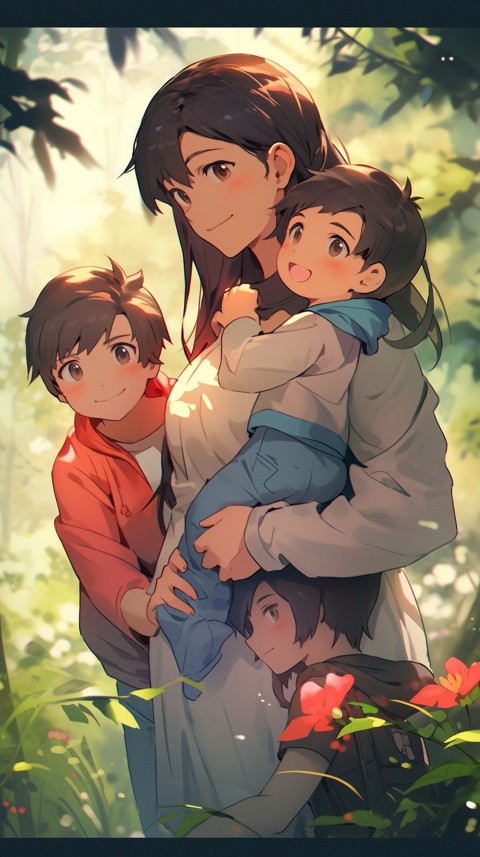 Happy Anime Family Love Aesthetic (506)