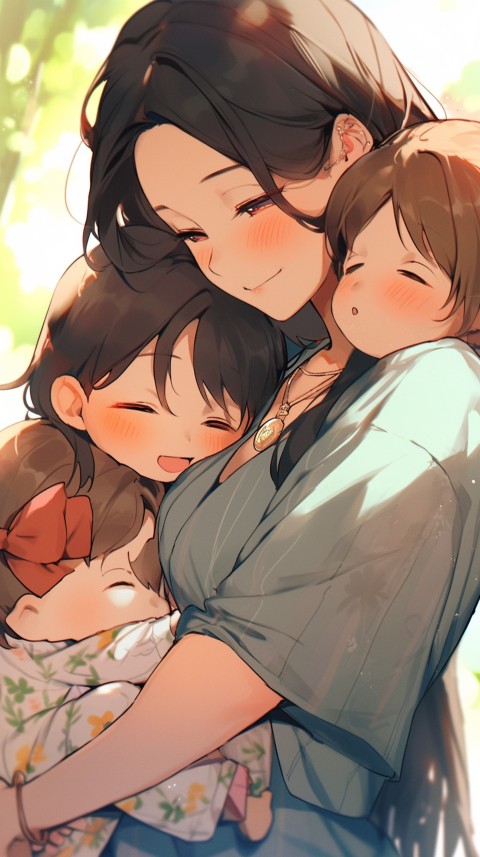 Happy Anime Family Love Aesthetic (513)
