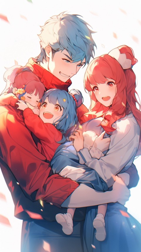 Happy Anime Family Love Aesthetic (509)
