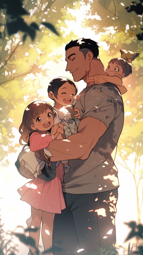 Happy Anime Family Love Aesthetic (541)
