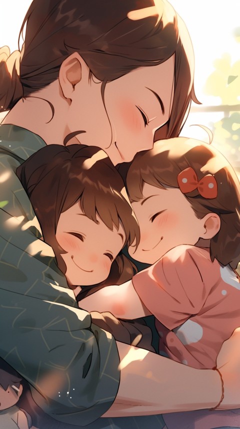 Happy Anime Family Love Aesthetic (587)