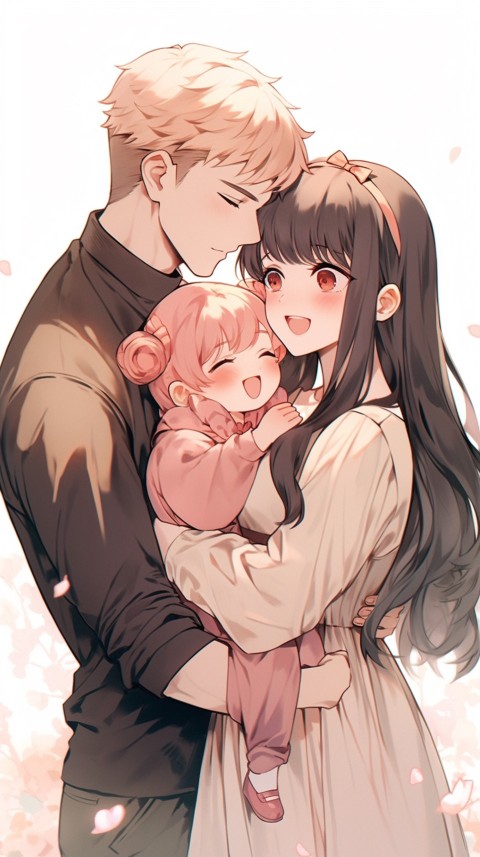 Happy Anime Family Love Aesthetic (581)