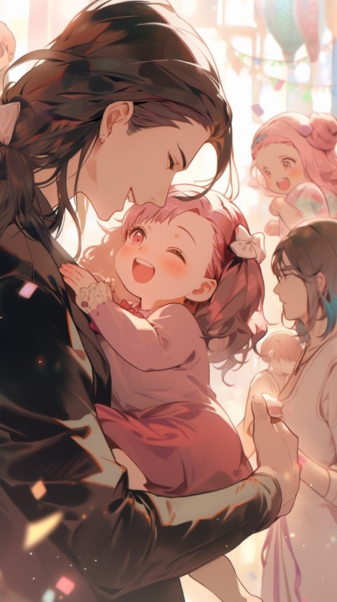 Happy Anime Family Love Aesthetic (556)