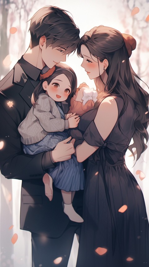 Happy Anime Family Love Aesthetic (568)