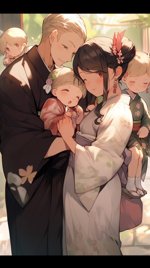 Happy Anime Family Love Aesthetic (603)