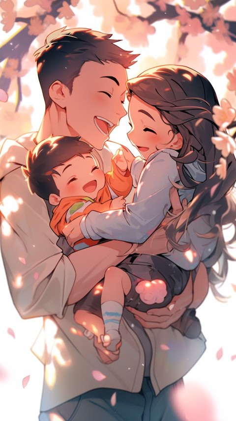 Happy Anime Family Love Aesthetic (602)