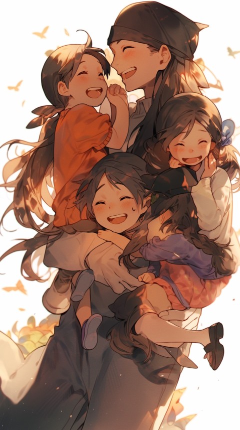 Happy Anime Family Love Aesthetic (601)