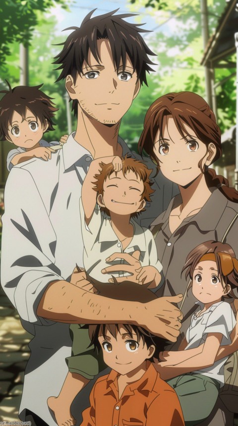 Happy Anime Family Love Aesthetic (629)