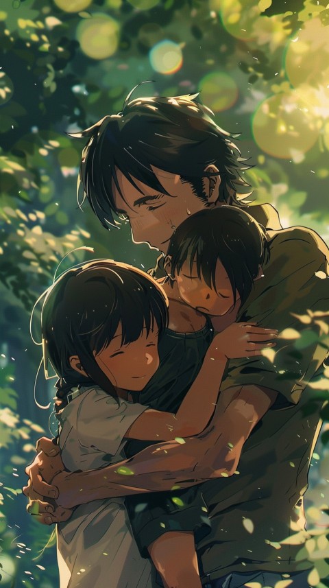 Happy Anime Family Love Aesthetic (615)