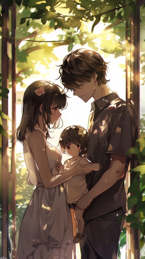 Happy Anime Family Love Aesthetic (642)