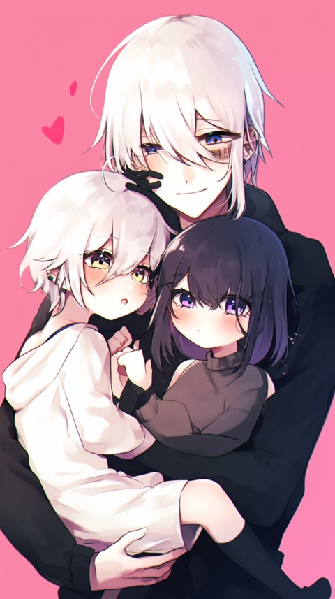 Happy Anime Family Love Aesthetic (690)