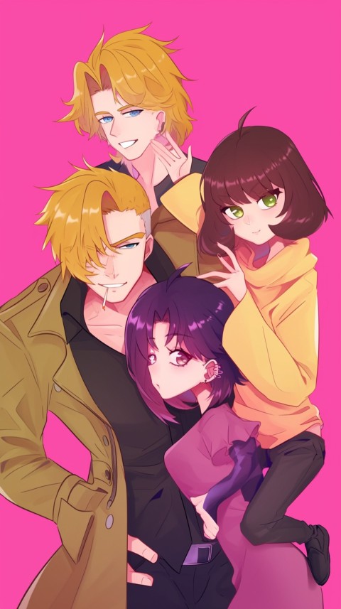 Happy Anime Family Love Aesthetic (742)