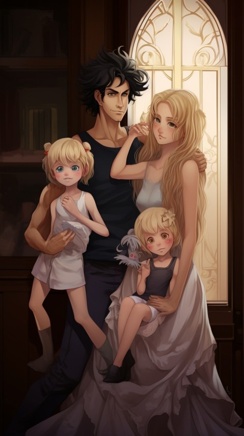 Happy Anime Family Love Aesthetic (764)