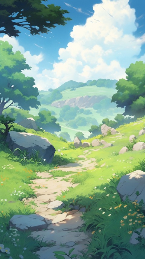Anime Nature Landscape Peaceful Aesthetic Calming (34)