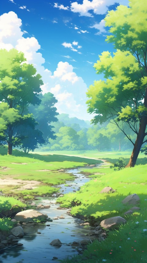 Anime Nature Landscape Peaceful Aesthetic Calming (23)