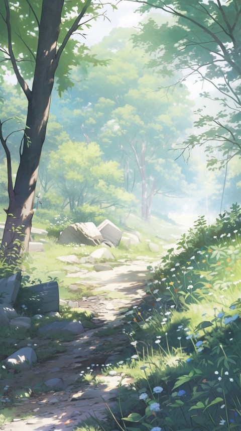 Anime Nature Landscape Peaceful Aesthetic Calming (13)