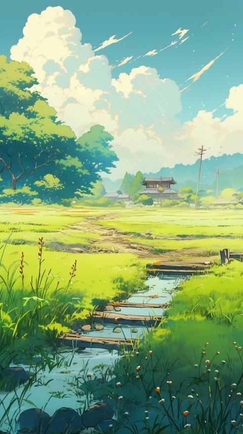 Anime Nature Landscape Peaceful Aesthetic Calming (3)
