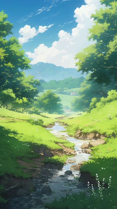 Anime Nature Landscape Peaceful Aesthetic Calming (20)
