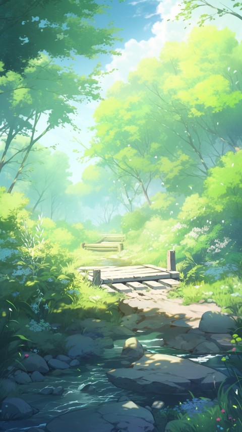 Anime Nature Landscape Peaceful Aesthetic Calming (2)