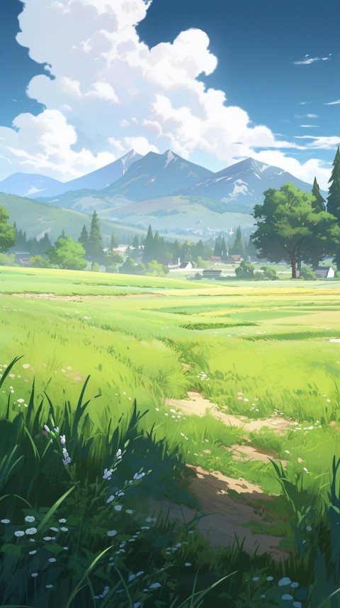 Anime Nature Landscape Peaceful Aesthetic Calming (59)