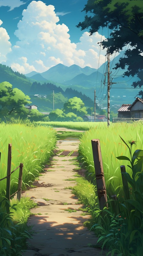 Anime Nature Landscape Peaceful Aesthetic Calming (72)
