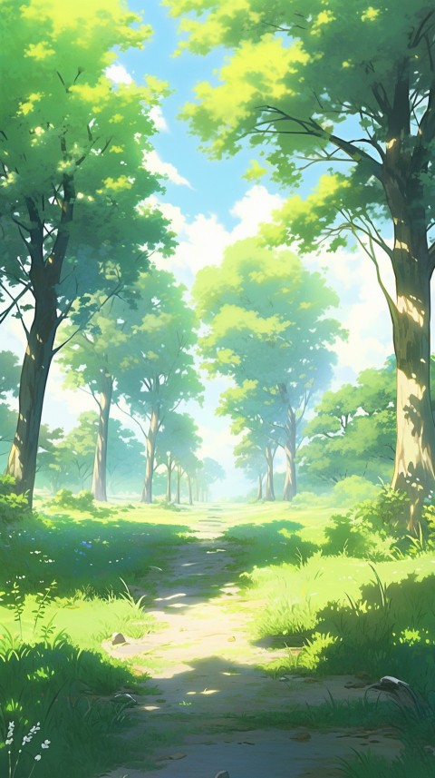 Anime Nature Landscape Peaceful Aesthetic Calming (79)