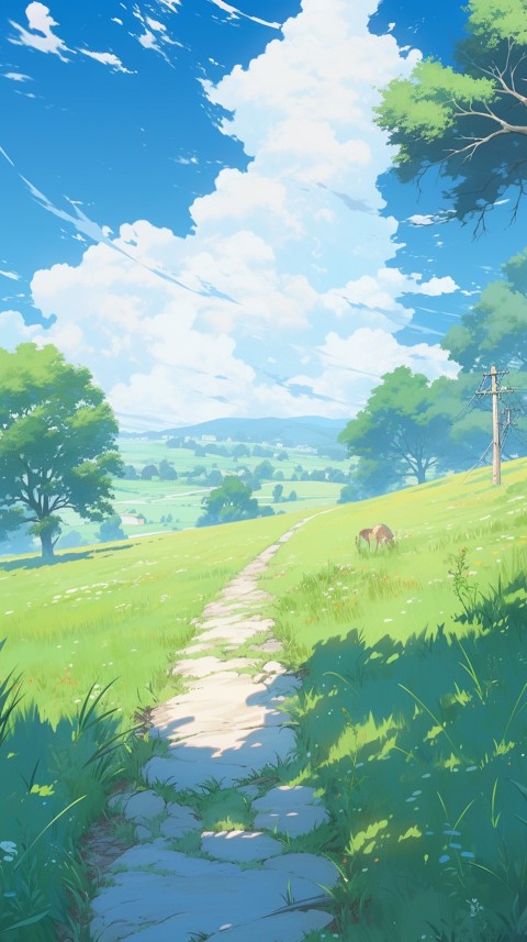 Anime Nature Landscape Peaceful Aesthetic Calming (123)