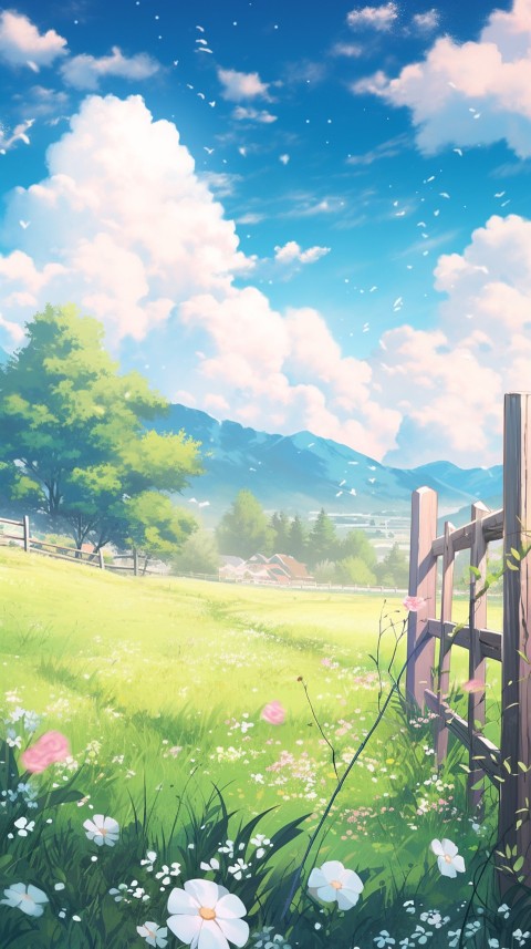 Anime Nature Landscape Peaceful Aesthetic Calming (136)