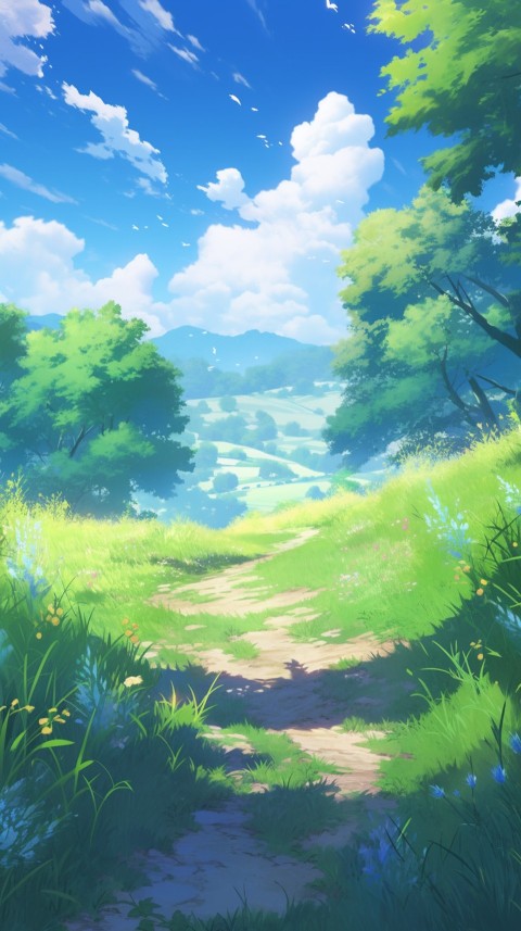 Anime Nature Landscape Peaceful Aesthetic Calming (120)