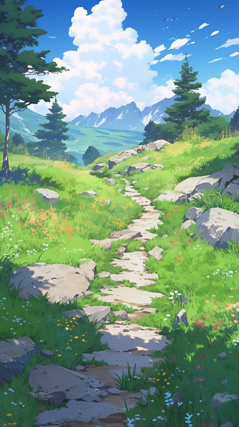 Anime Nature Landscape Peaceful Aesthetic Calming (143)