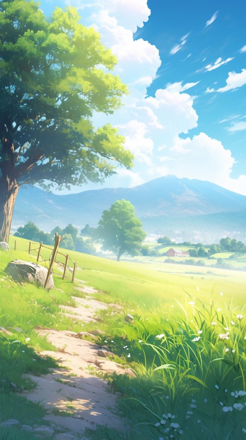 Anime Nature Landscape Peaceful Aesthetic Calming (111)