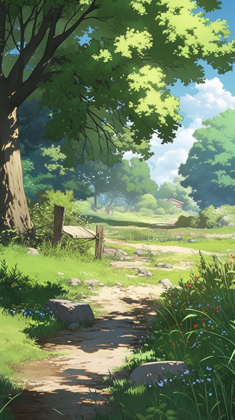 Anime Nature Landscape Peaceful Aesthetic Calming (134)