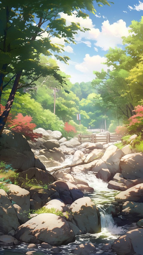 Anime Nature Landscape Peaceful Aesthetic Calming (118)