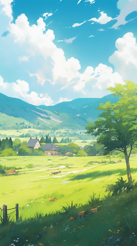 Anime Nature Landscape Peaceful Aesthetic Calming (108)