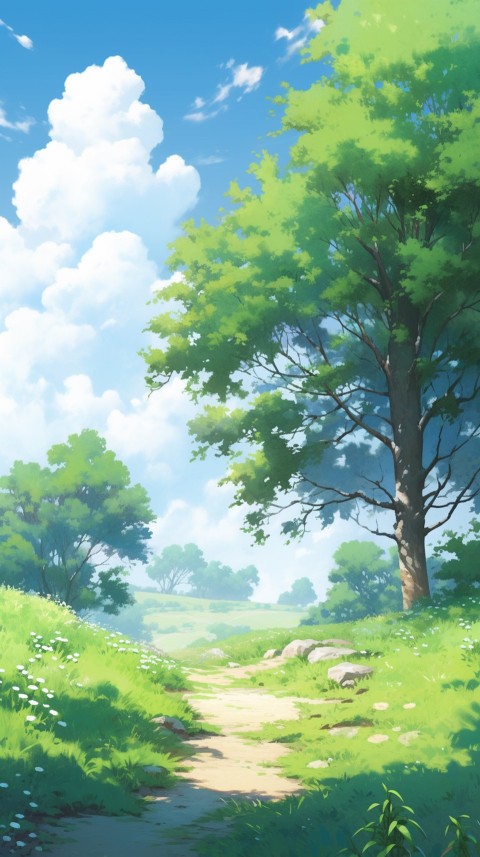 Anime Nature Landscape Peaceful Aesthetic Calming (162)