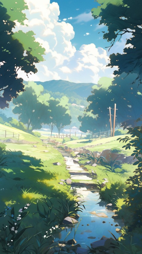 Anime Nature Landscape Peaceful Aesthetic Calming (178)