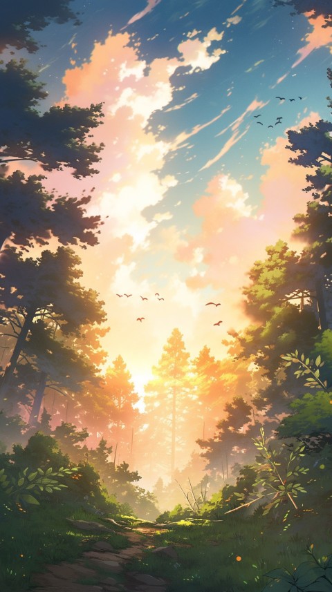 Anime Nature Landscape Peaceful Aesthetic Calming (168)