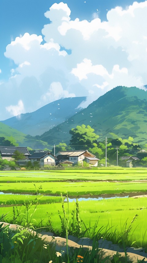 Anime Nature Landscape Peaceful Aesthetic Calming (170)