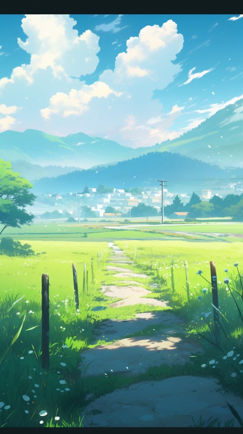 Anime Nature Landscape Peaceful Aesthetic Calming (173)