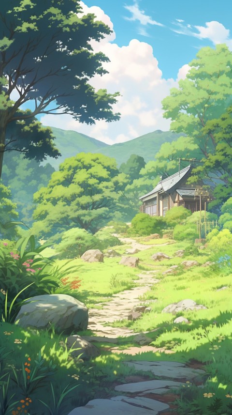 Anime Nature Landscape Peaceful Aesthetic Calming (190)